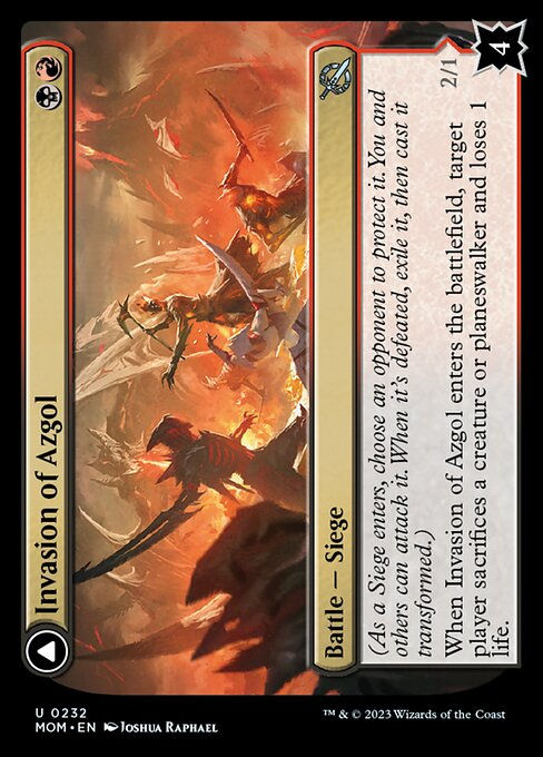 Invasion of Azgol // Ashen Reaper (mom) — cara 1 de 2