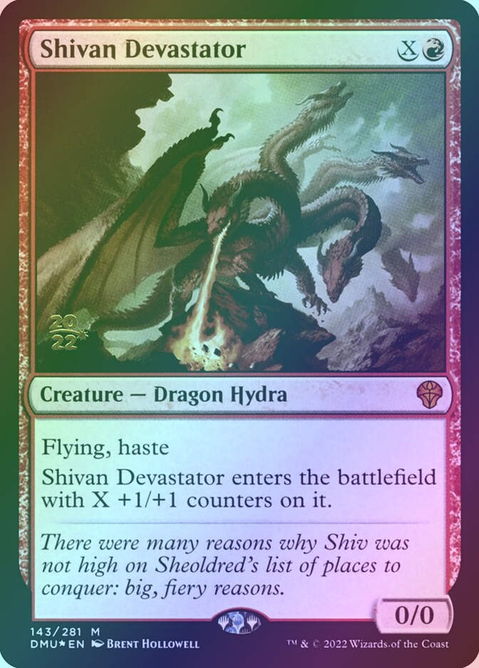 Shivan Devastator (PDMU) (143s) / Foil