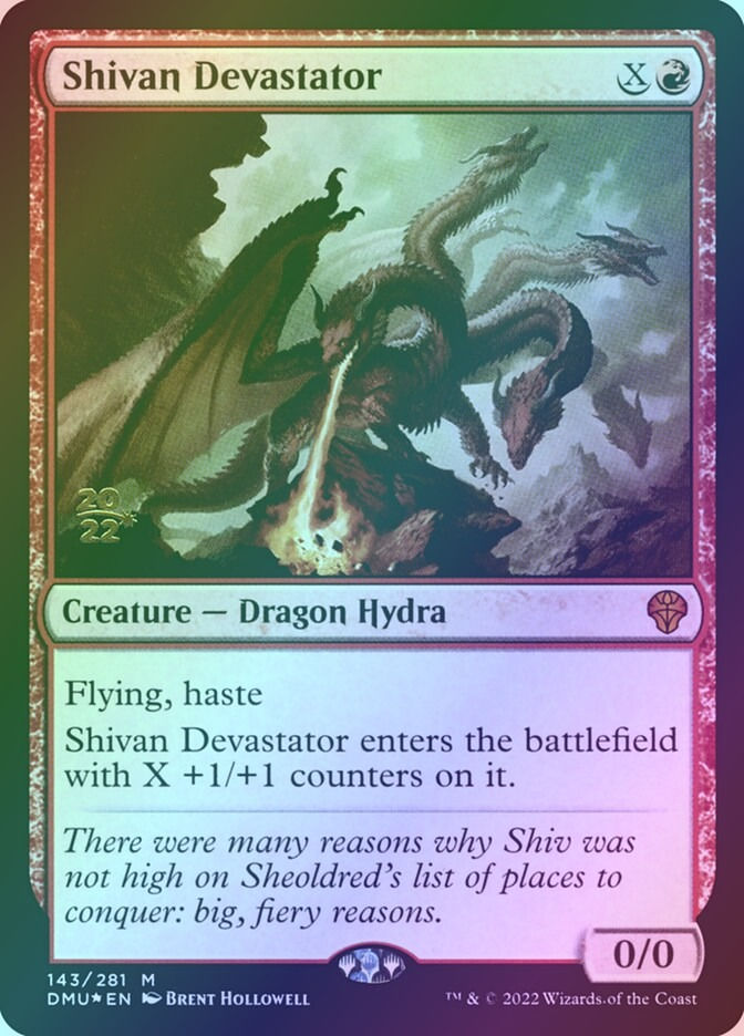 Shivan Devastator (PDMU) (143s) / Foil