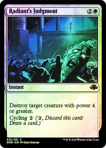 Radiant's Judgment (DMR) / Foil