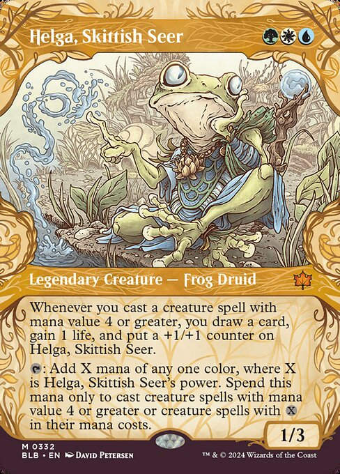 Helga, Skittish Seer (blb) (332) / Showcase