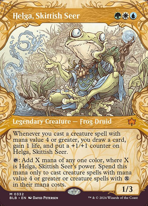 Helga, Skittish Seer (blb) (332) / Showcase