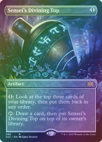 Sensei's Divining Top (2X2) (398) / Borderless / Foil | MTG Wolf