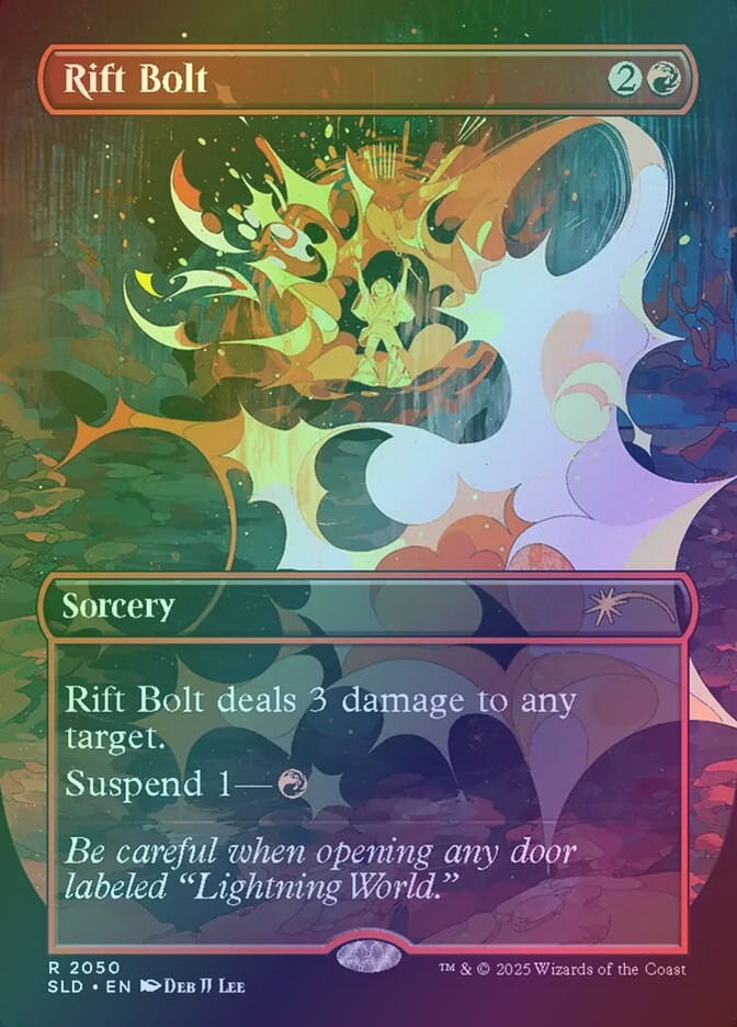 Rift Bolt (SLD) (2050) / Borderless / Foil