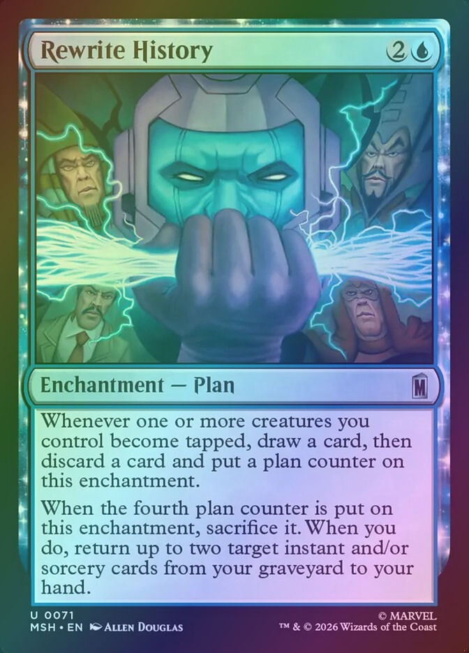 Rewrite History (MSH) (71) / Foil