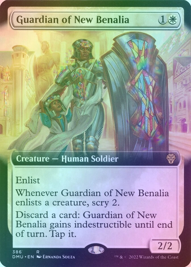 Guardian of New Benalia (DMU) (386) / Extended Art / Foil