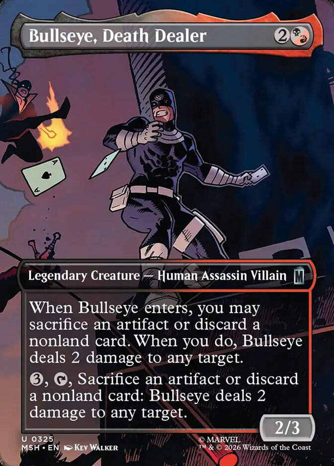 Bullseye, Death Dealer (MSH) (325) / Borderless