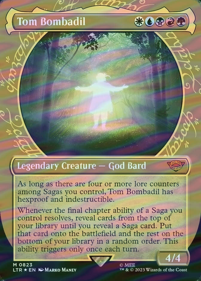 Tom Bombadil (LTR) (823) / Borderless / Showcase / Surge Foil
