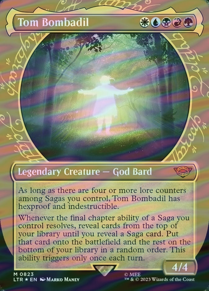 Tom Bombadil (LTR) (823) / Borderless / Showcase / Surge Foil