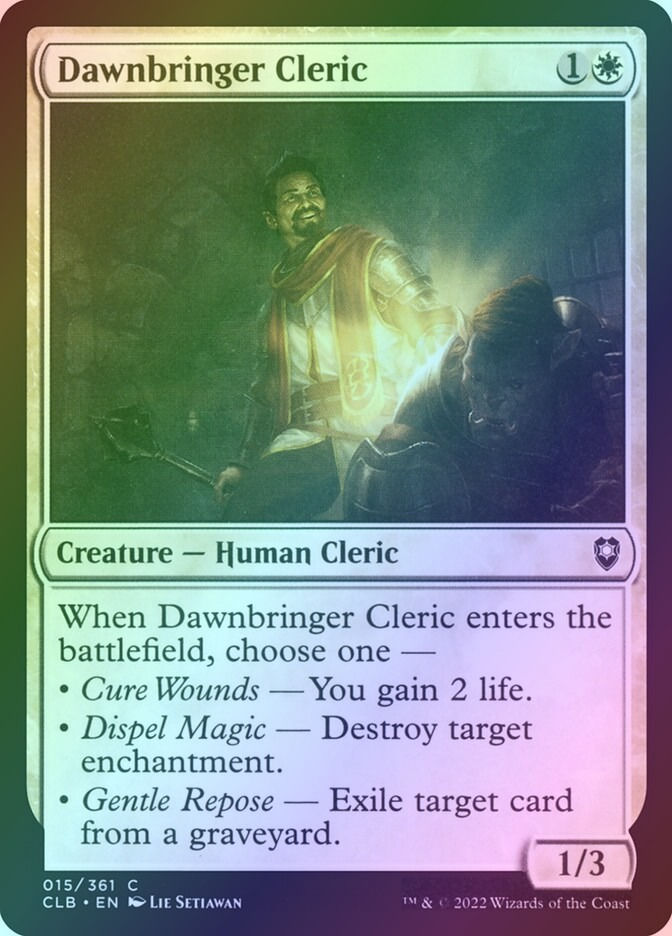 Dawnbringer Cleric (CLB) (15) / Foil