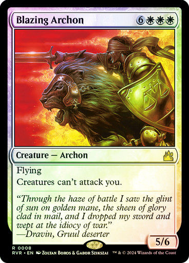 Blazing Archon (rvr) (8) / Foil