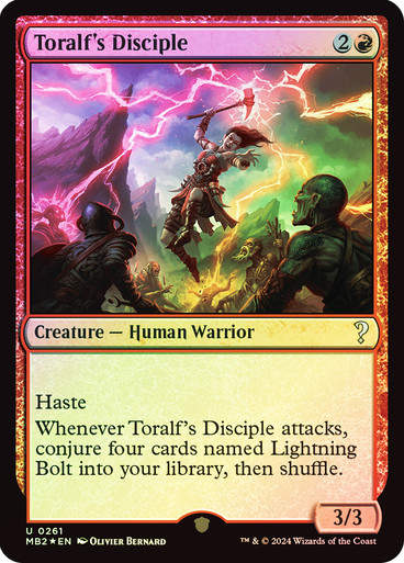 Toralf's Disciple (MB2) (261) / Foil