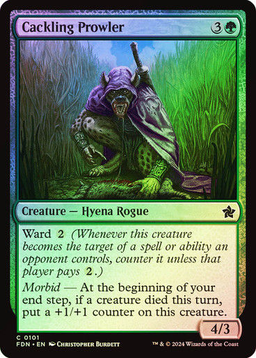 Cackling Prowler (FDN) (101) / Foil