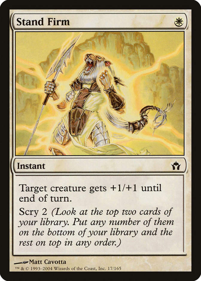 Stand Firm (5DN) (17) / Foil