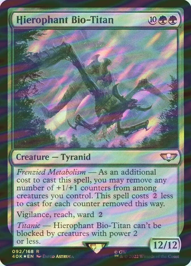 Hierophant Bio-Titan (40K) (92★) / Surge Foil