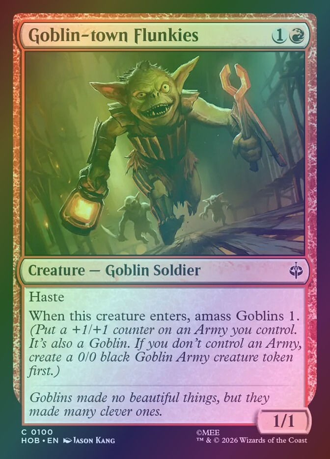 Goblin-town Flunkies (HOB) (100) / Foil