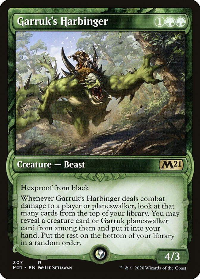 Garruk's Harbinger (M21) (307) / Showcase