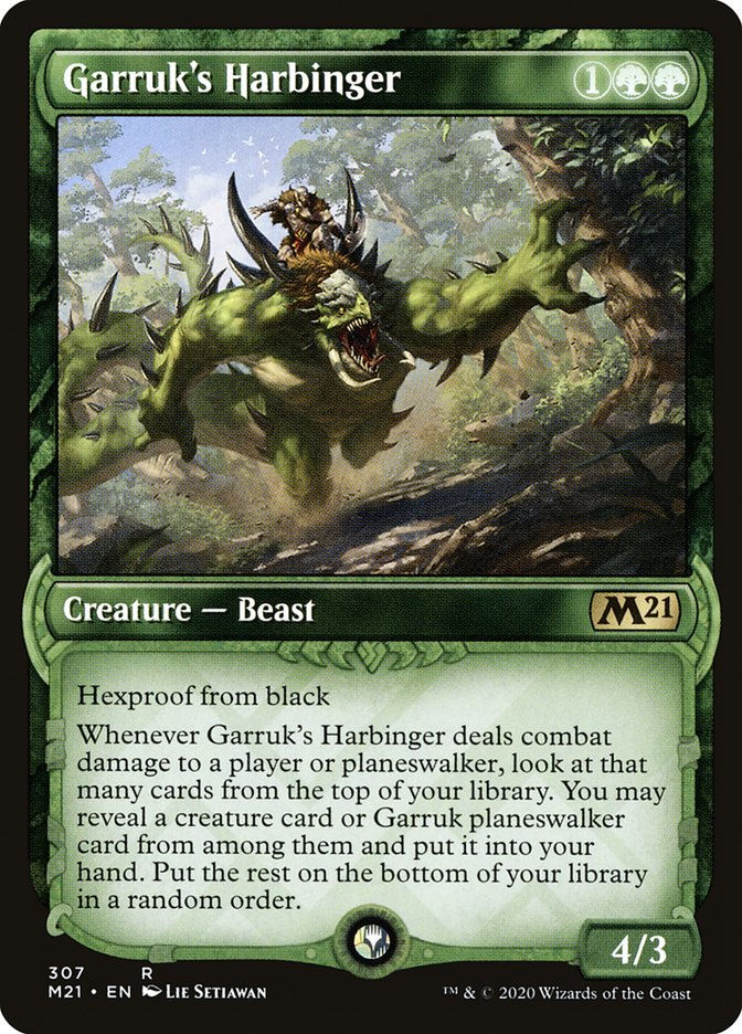 Garruk's Harbinger (M21) (307) / Showcase