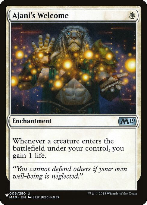 Ajani's Welcome (PLST) (M19-6)