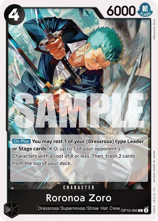 Roronoa Zoro (095) (OP10-095) / Foil