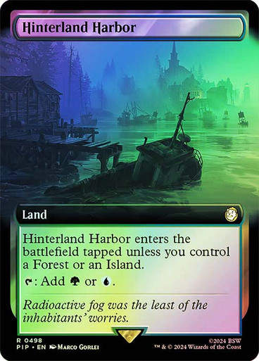 Hinterland Harbor (pip) (498) / Extended Art Foil