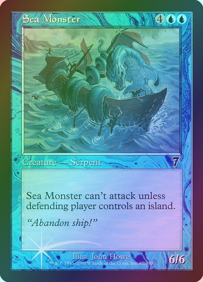 Sea Monster (7ED) (97★) / Foil