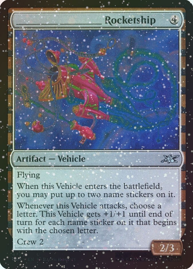 _____ _____ Rocketship (UNF) (477) / Galaxy Foil