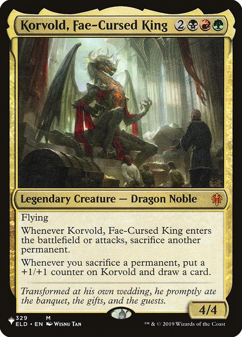 Korvold, Fae-Cursed King (PLST) (ELD-329)