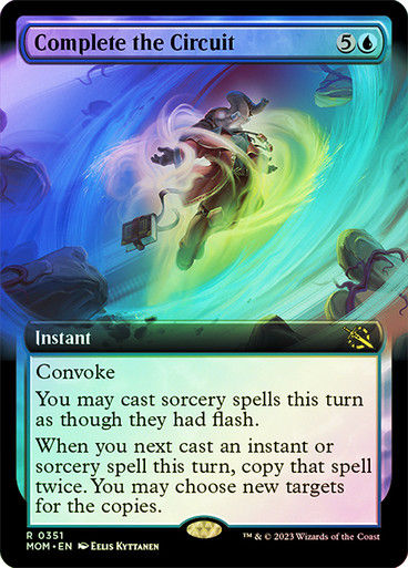 Complete the Circuit (mom_351) / Extended Art / Foil