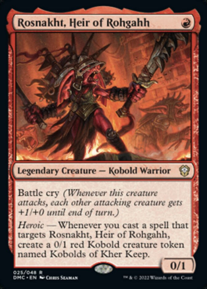 Rosnakht, Heir of Rohgahh (DMC) / Set Booster