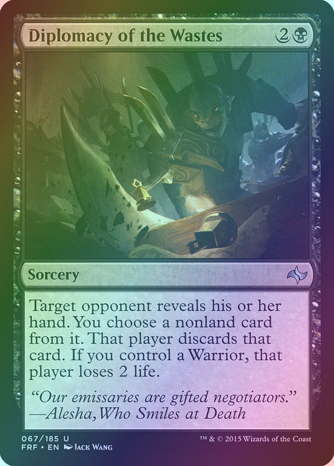 Diplomacy of the Wastes (FRF) (67) / Foil