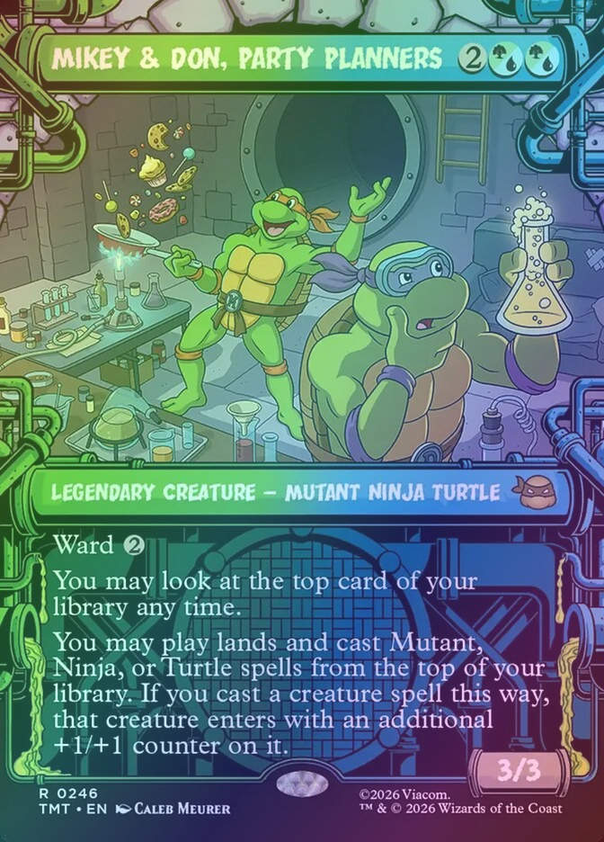 Mikey & Don, Party Planners (TMT) (246) / Borderless / Showcase / Foil