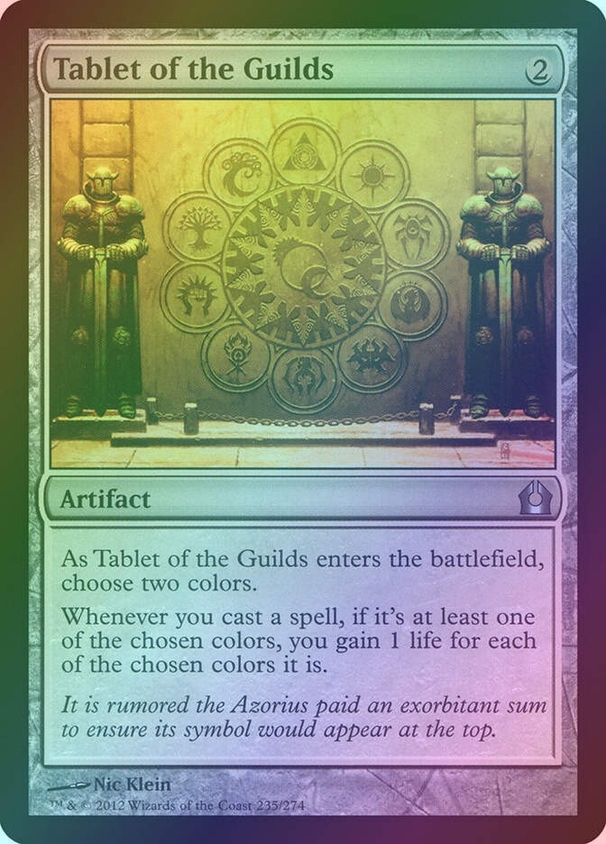 Tablet of the Guilds (RTR) (235) / Foil
