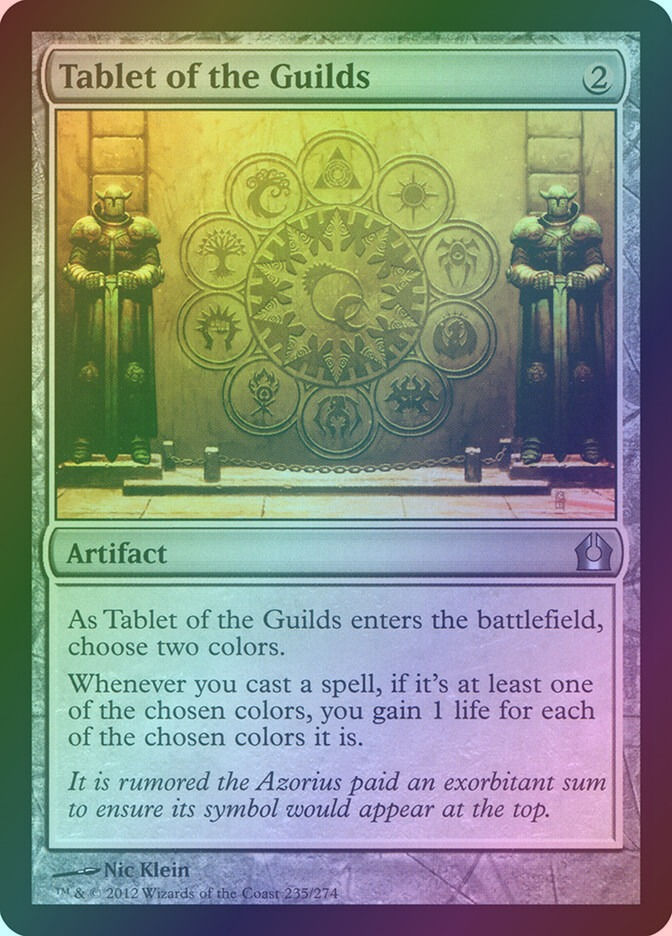 Tablet of the Guilds (RTR) (235) / Foil