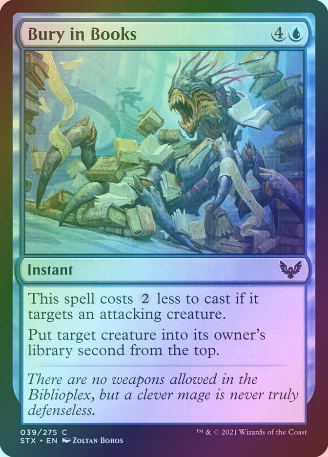 Bury in Books (STX) (39) / Foil