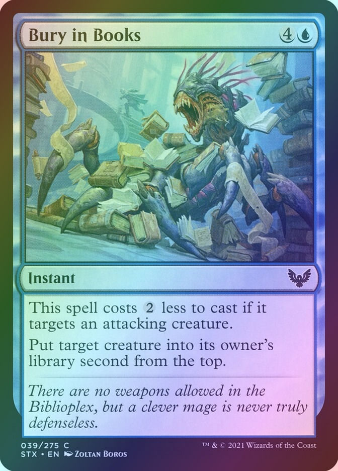 Bury in Books (STX) (39) / Foil