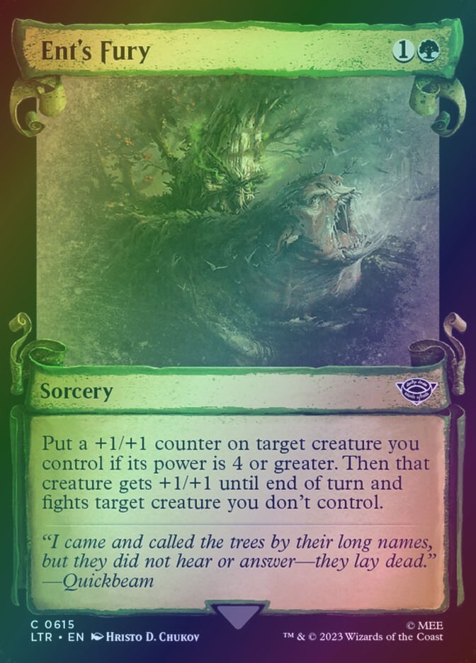 Ent's Fury (LTR) (615) / Showcase / Foil
