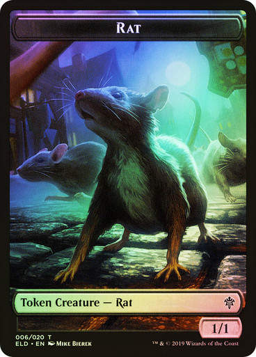 Rat Token // Food Token (#15) (TELD) / Foil