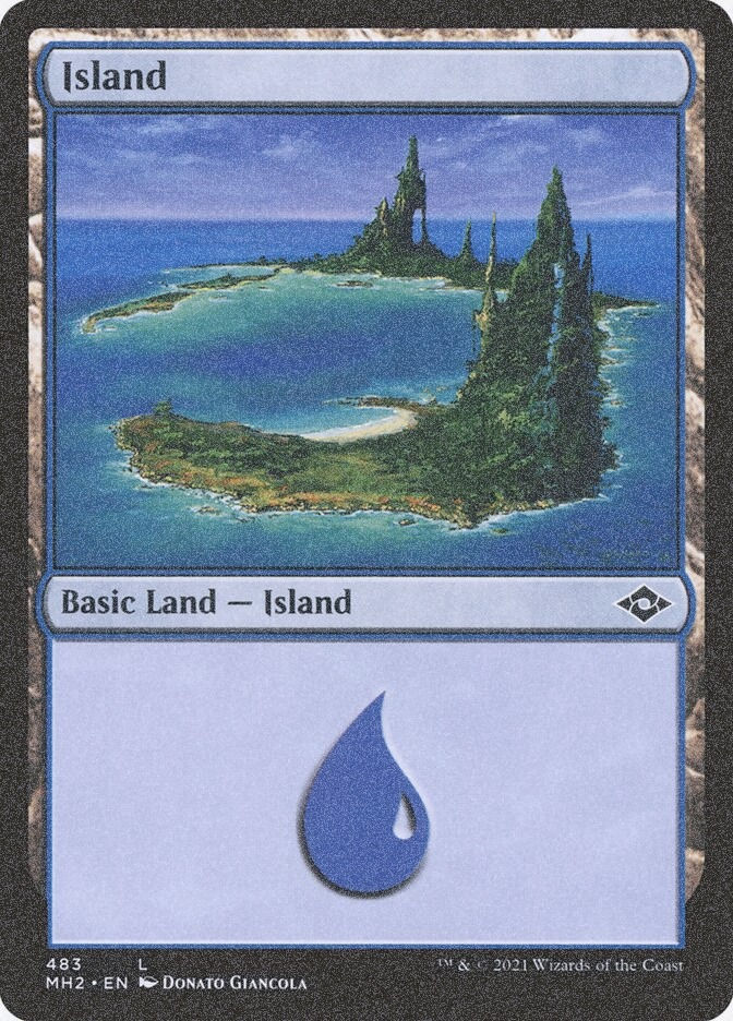 Island (MH2) (483) / Foil Etched