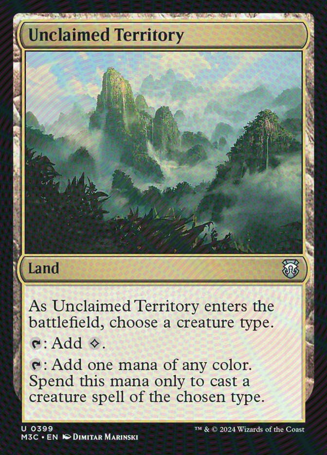 Unclaimed Territory (M3C) (399) / Ripple Foil