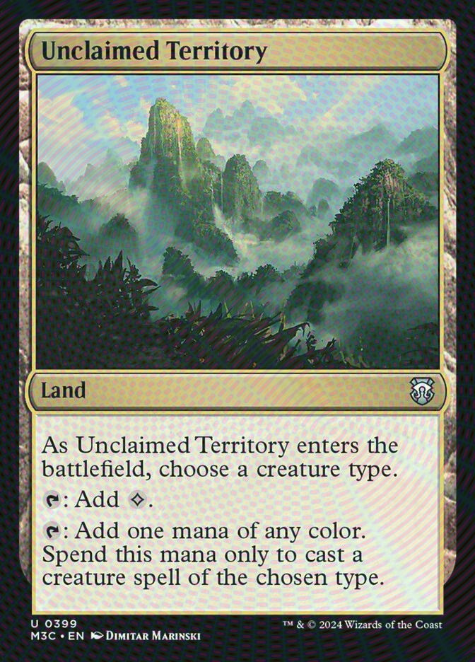 Unclaimed Territory (M3C) (399) / Ripple Foil