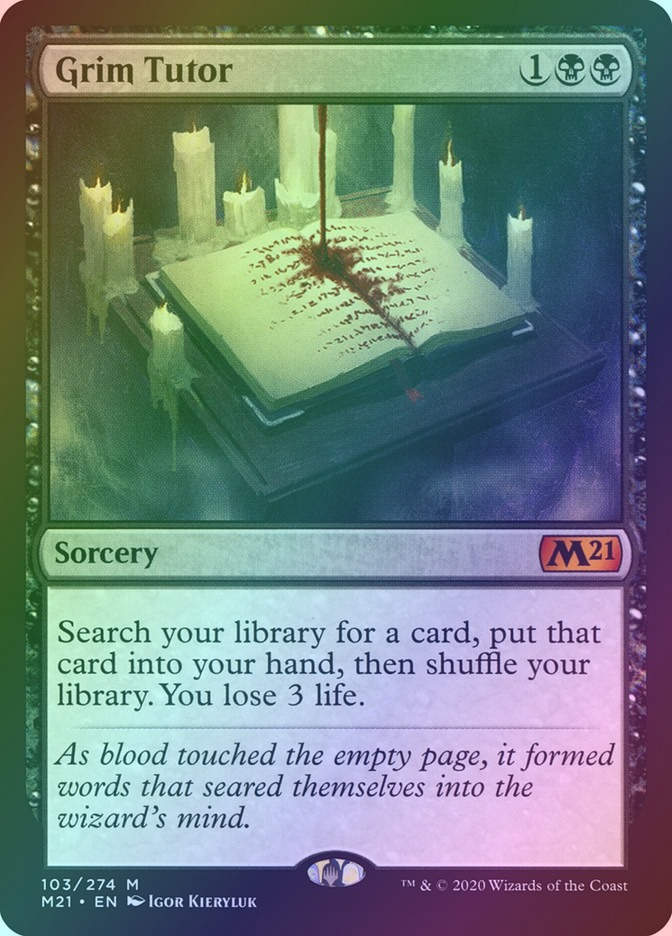 Grim Tutor (M21) (103) / Foil