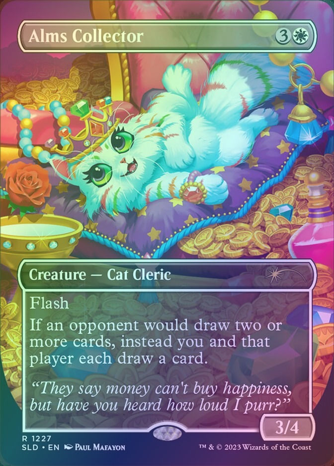 Alms Collector (SLD) (1227) / Borderless / Foil
