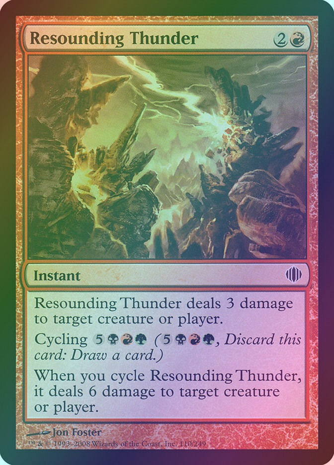 Resounding Thunder (ALA) (110) / Foil