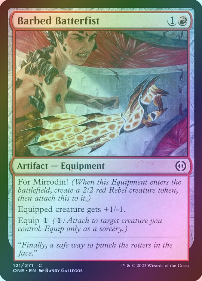 Barbed Batterfist (ONE) (121) / Foil