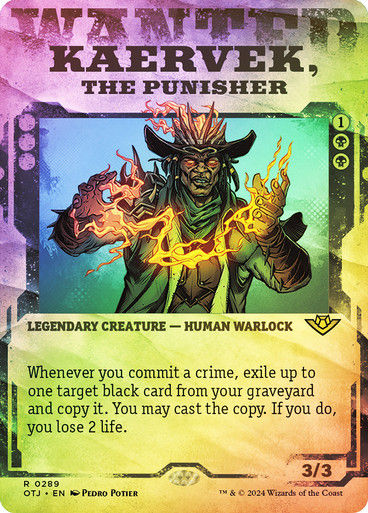 Kaervek, the Punisher (otj) (289) / Foil Showcase