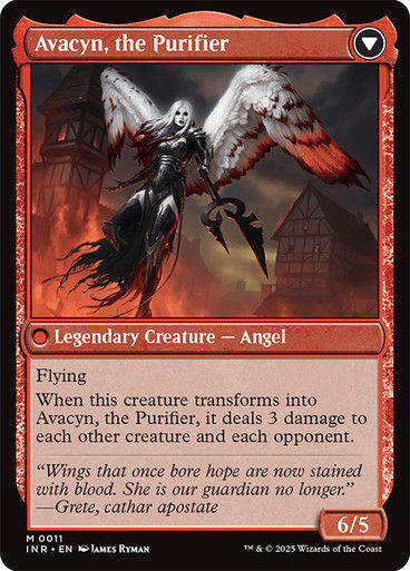 Archangel Avacyn // Avacyn, the Purifier (INR) (11) — cara 2 de 2