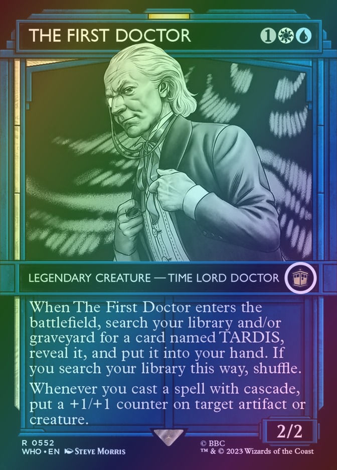 The First Doctor (WHO) (552) / Borderless / Showcase / Foil