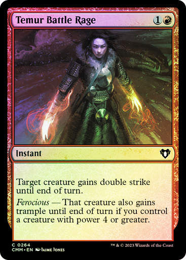 Temur Battle Rage (cmm) / Foil