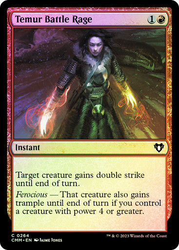 Temur Battle Rage (cmm) / Foil
